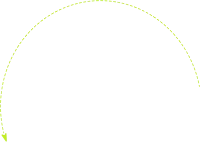 flecha curveada